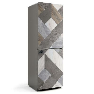 Mata magnetyczna na lodówkę Geometryczne motywy z kafelkami