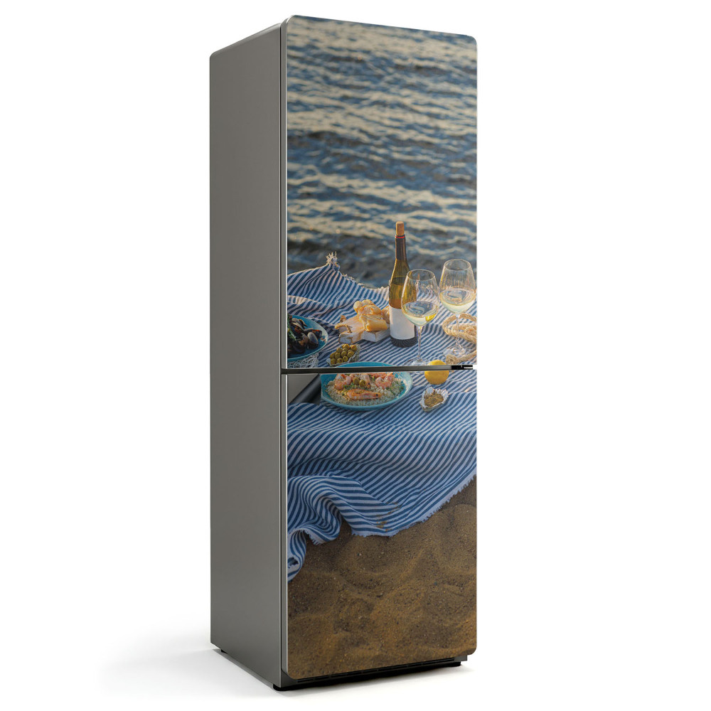 Mata magnetyczna na lodówkę Wieczór miłości przy wodnym blasku