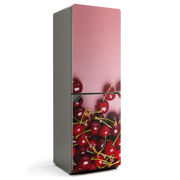 Mata magnetyczna na lodówkę Soczyste czereśnie w harmonijnej kompozycji