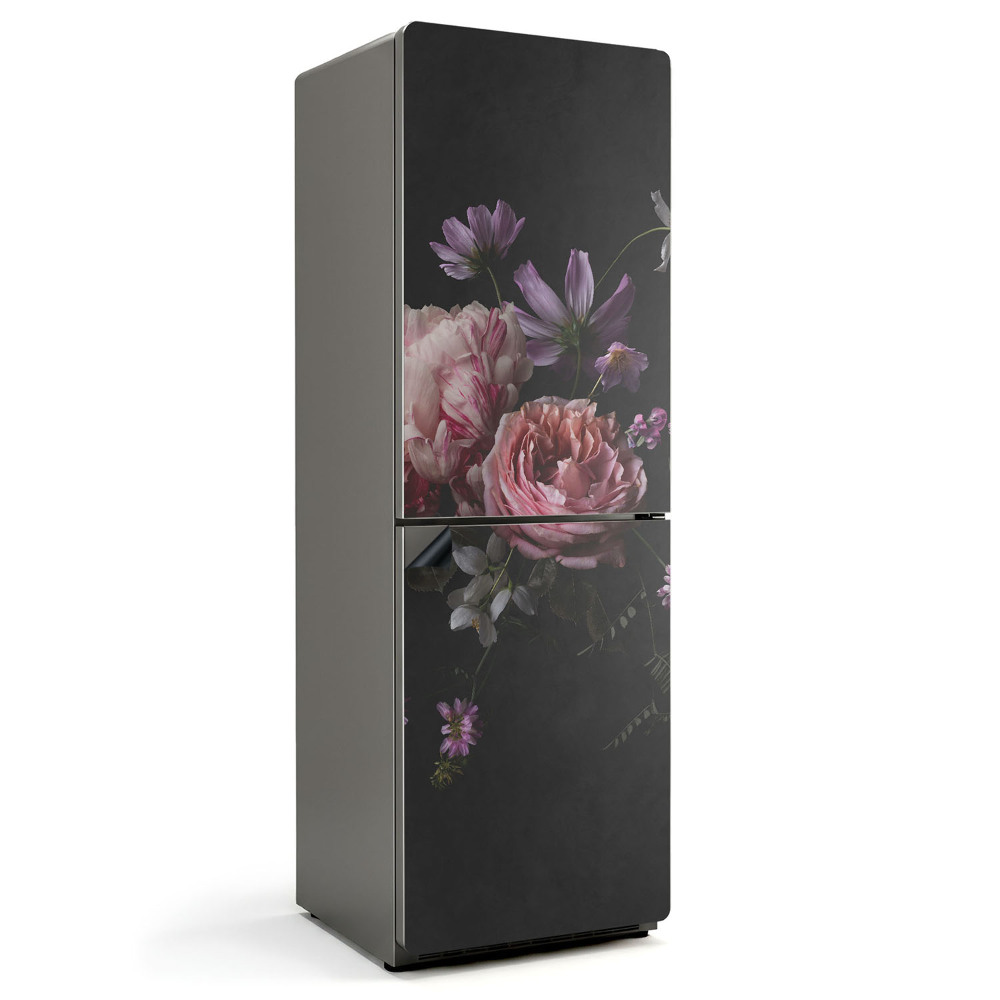 Mata magnetyczna na lodówkę Kwiatowy detal w pełnej krasie