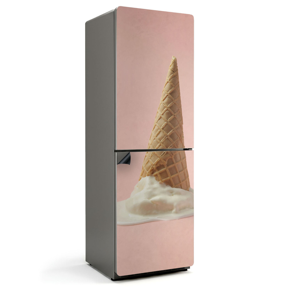 Mata magnetyczna na lodówkę Wafelowy lód na blacie