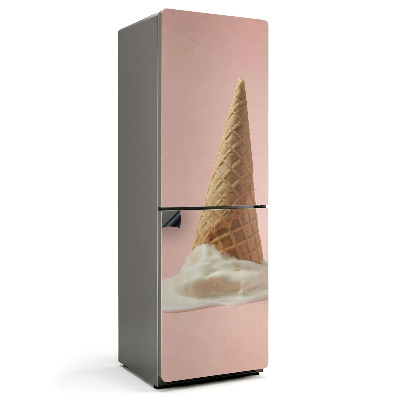 Mata magnetyczna na lodówkę Wafelowy lód na blacie