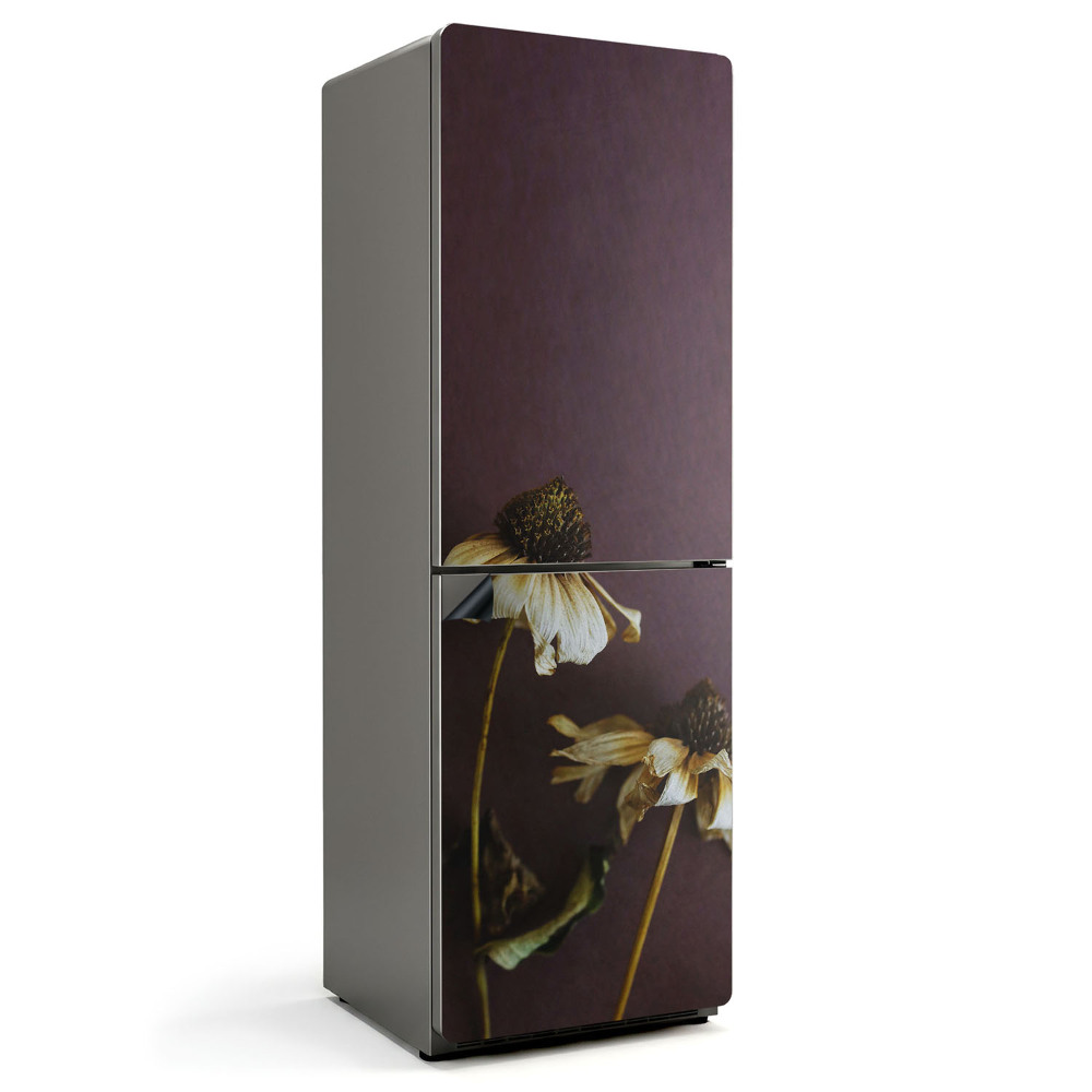 Mata magnetyczna na lodówkę Kwiatowe detale w wysuszonej formie