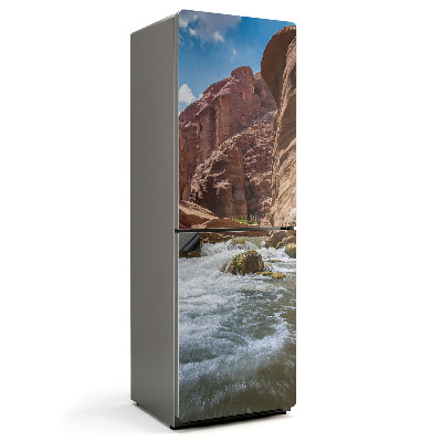 Mata magnetyczna na lodówkę Wąwóz z rzeką