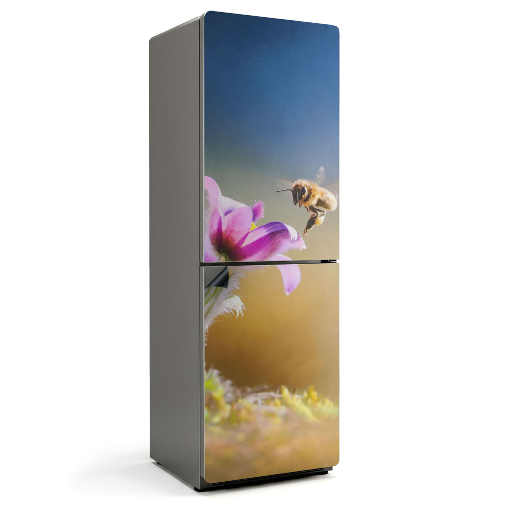 Mata magnetyczna na lodówkę Owad z detalem kwiatowym