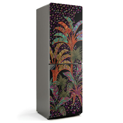 Mata magnetyczna na lodówkę Tropikalna roślinność w motywie