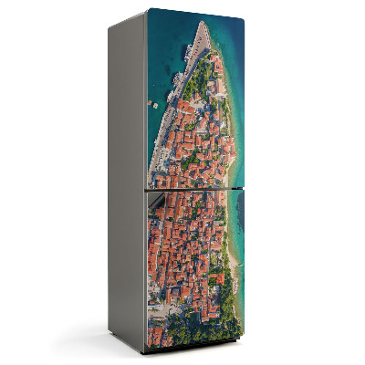 Mata magnetyczna na lodówkę Perspektywa półwyspu z lotu ptaka