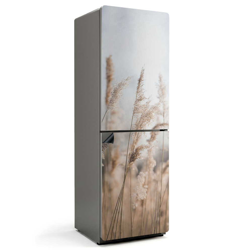 Mata magnetyczna na lodówkę Zielone trawy w gęstej mgle