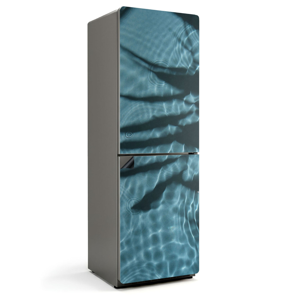 Mata magnetyczna na lodówkę Fale na wodzie z odcieniami