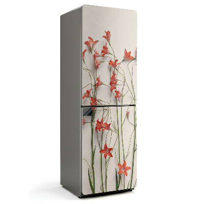 Mata magnetyczna na lodówkę Kwiatowy wzór w pionowym układzie