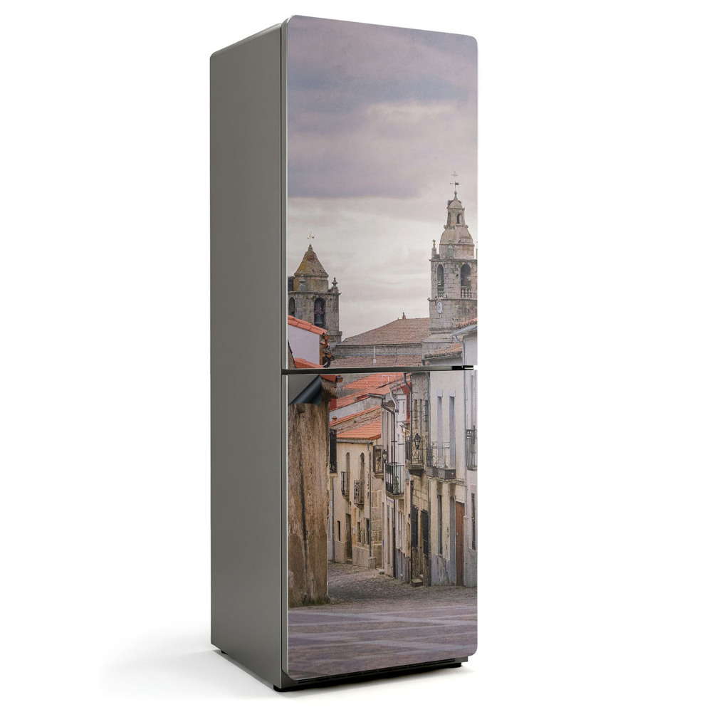 Mata magnetyczna na lodówkę Malownicza aleja w miasteczku