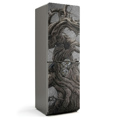 Mata magnetyczna na lodówkę Sowy w leśnej kryjówce