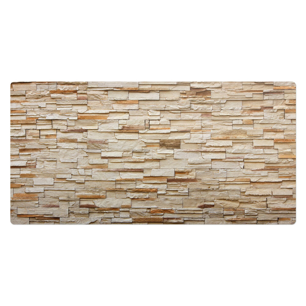 Mata na biurko Kamienna ściana