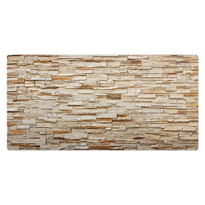 Mata na biurko Kamienna ściana