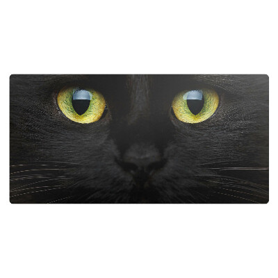Duża podkładka ochronna na biurko Kocie oczy z bliska