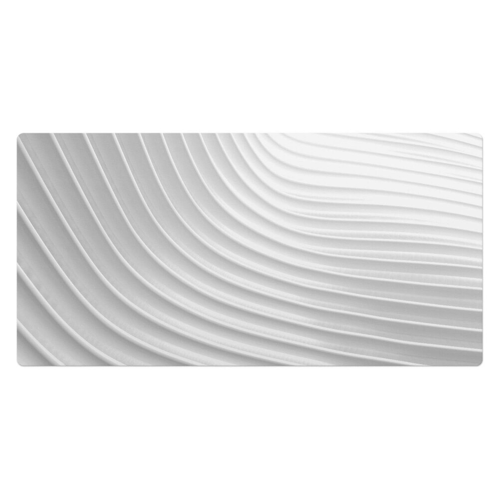 Mata ochronna na biurko Faliste linie 3D