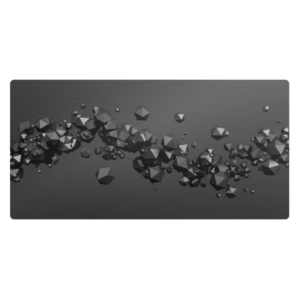 Mata na biurko Geometryczne bryły 3D