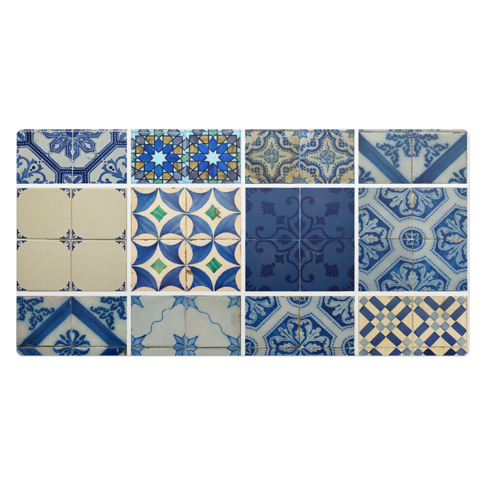 Duża podkładka na biurko dla dzieci Kafelki w stylu retro