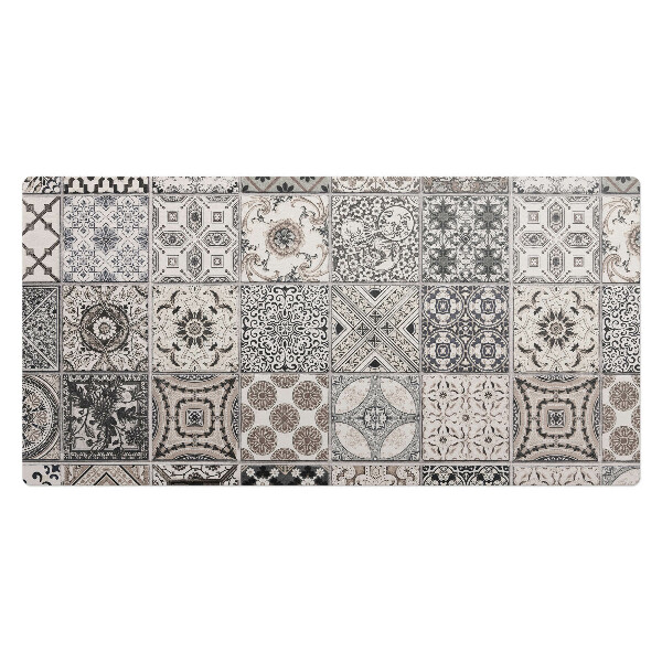 Duża podkładka ochronna na biurko Kafelki w stylu retro