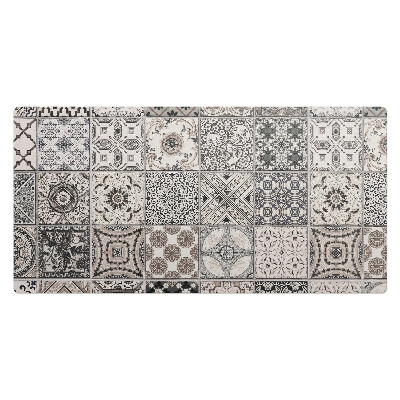 Duża podkładka ochronna na biurko Kafelki w stylu retro