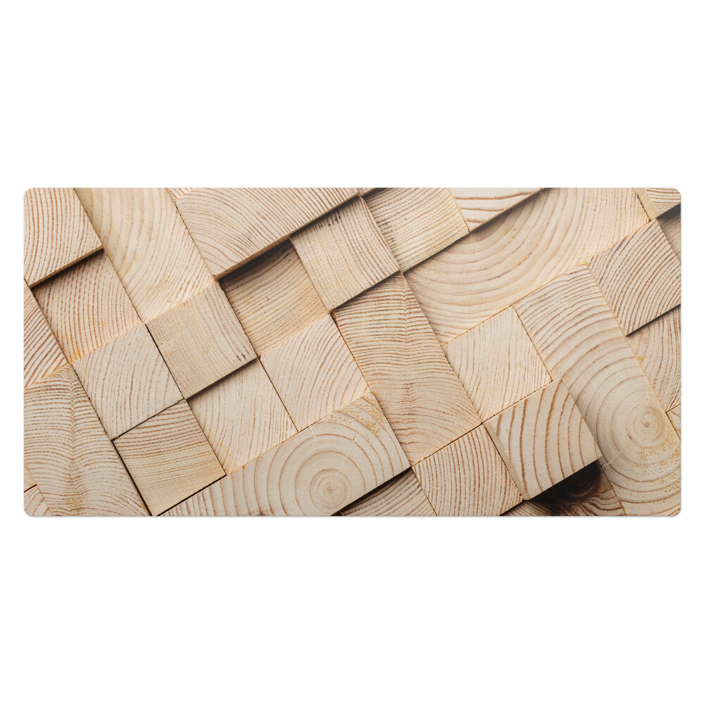 Duża podkładka na biurko dla dzieci Drewniana mozaika