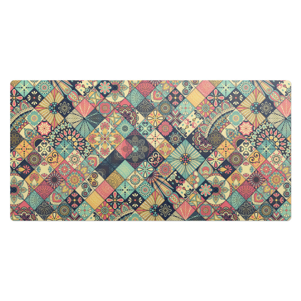 Podkładka na biurko Patchwork kwiatowy