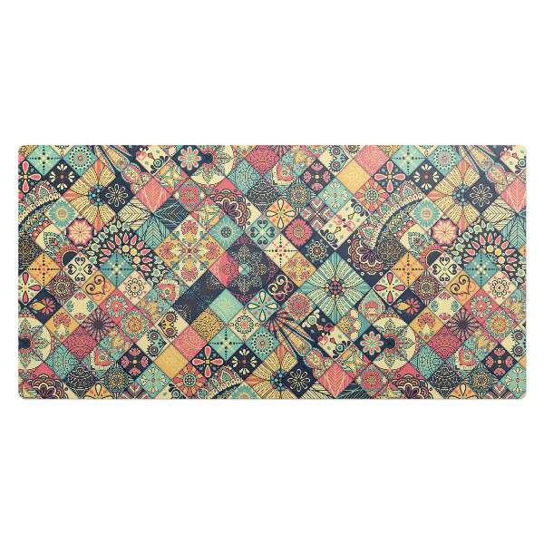 Podkładka na biurko Patchwork kwiatowy