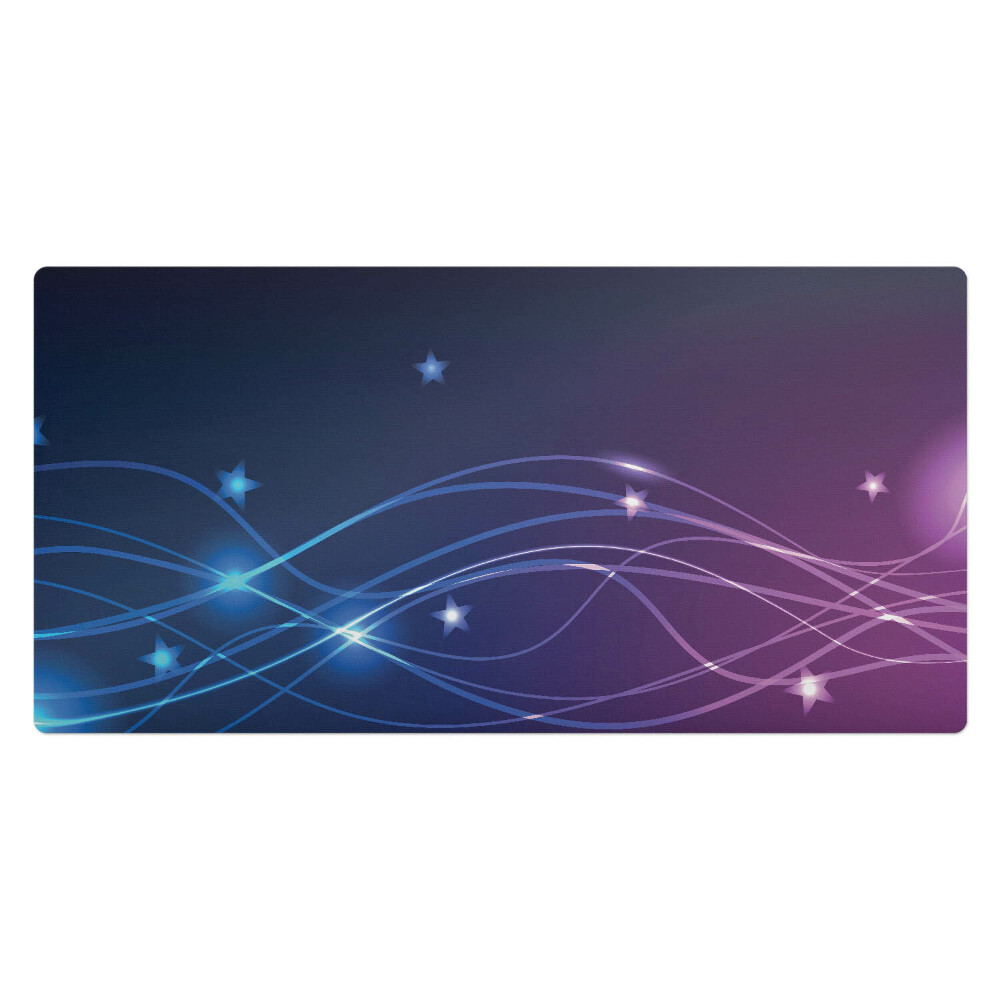 Duża podkładka ochronna na biurko Fale i gwiazdy nocą