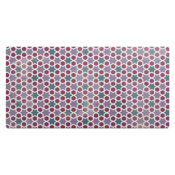 Mata ochronna na biurko Geometryczny wzór