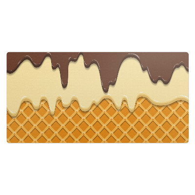 Mata na biurko Wafel z polewą