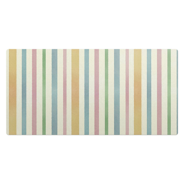 Podkładka na całe biurko Pastelowe paski