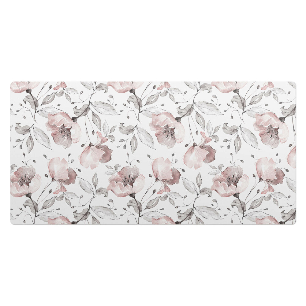 Mata ochronna na biurko Kwiatowy wzór vintage