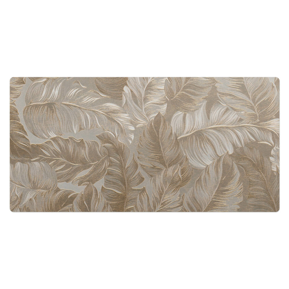 Duża podkładka na biurko Liście w delikatnym stylu