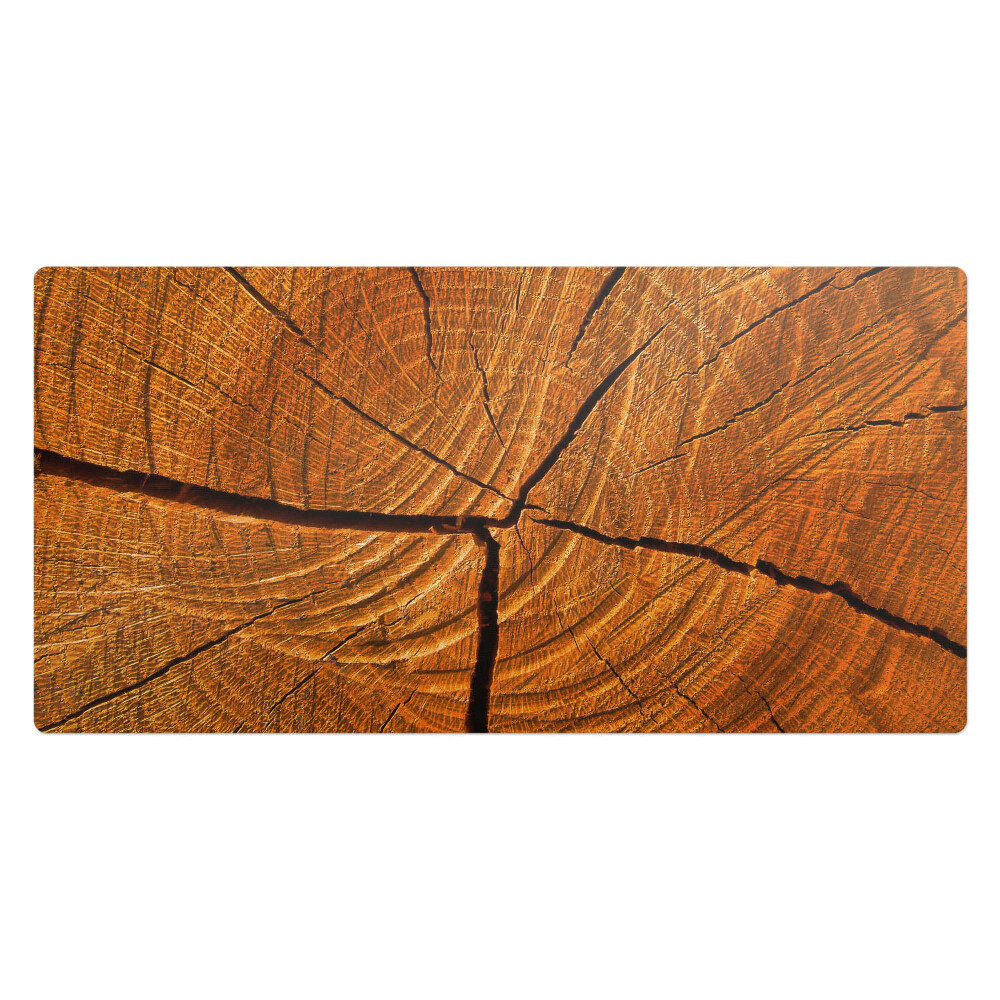 Mata ochronna na biurko Słoje drewna