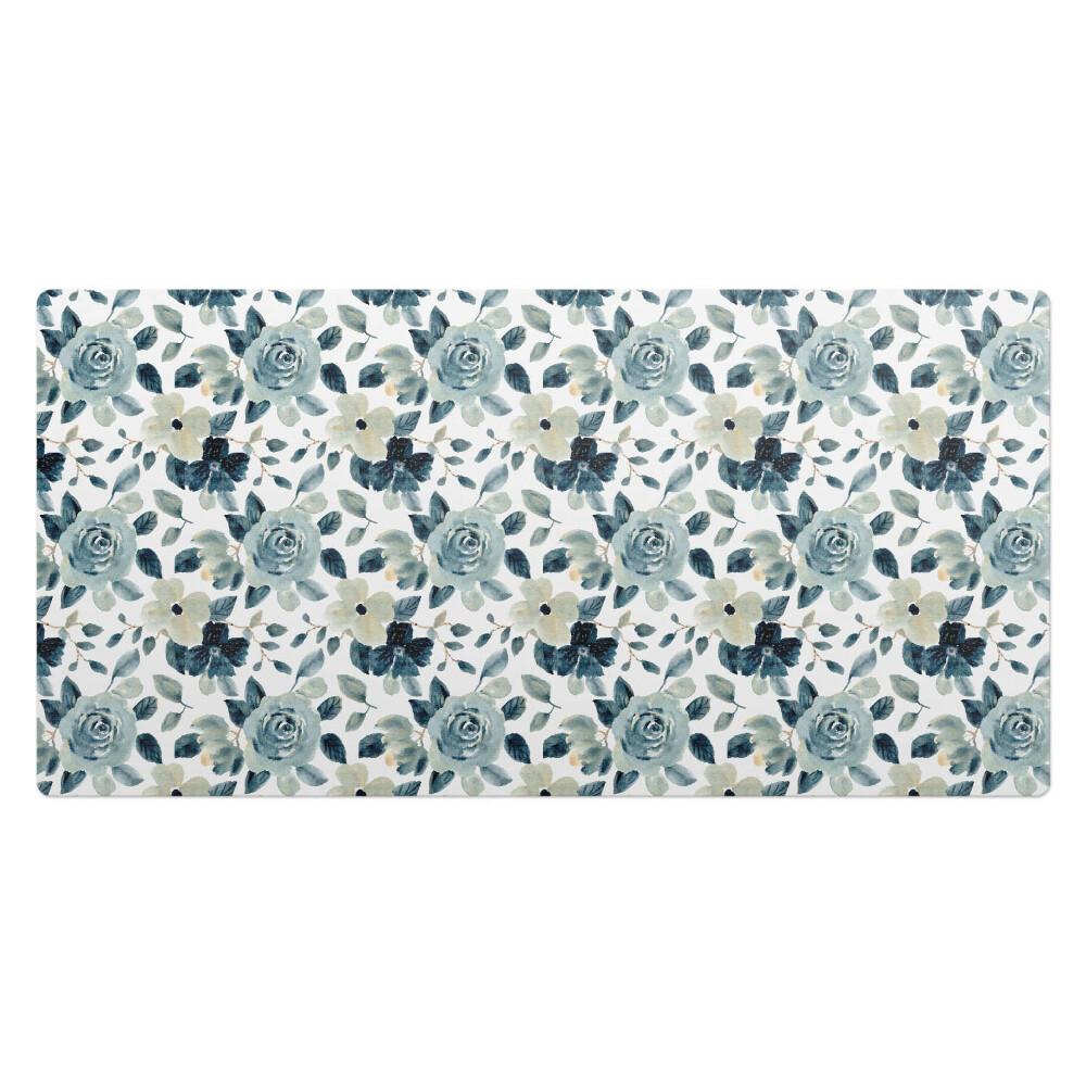 Podkładki na całe biurko Kwiatowy wzór retro