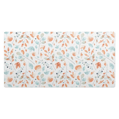 Podkład ochronny na biurko Akwarelowe liście