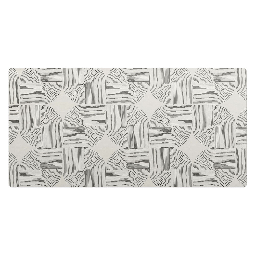 Duża podkładka na biurko dla dzieci Geometryczny wzór linii