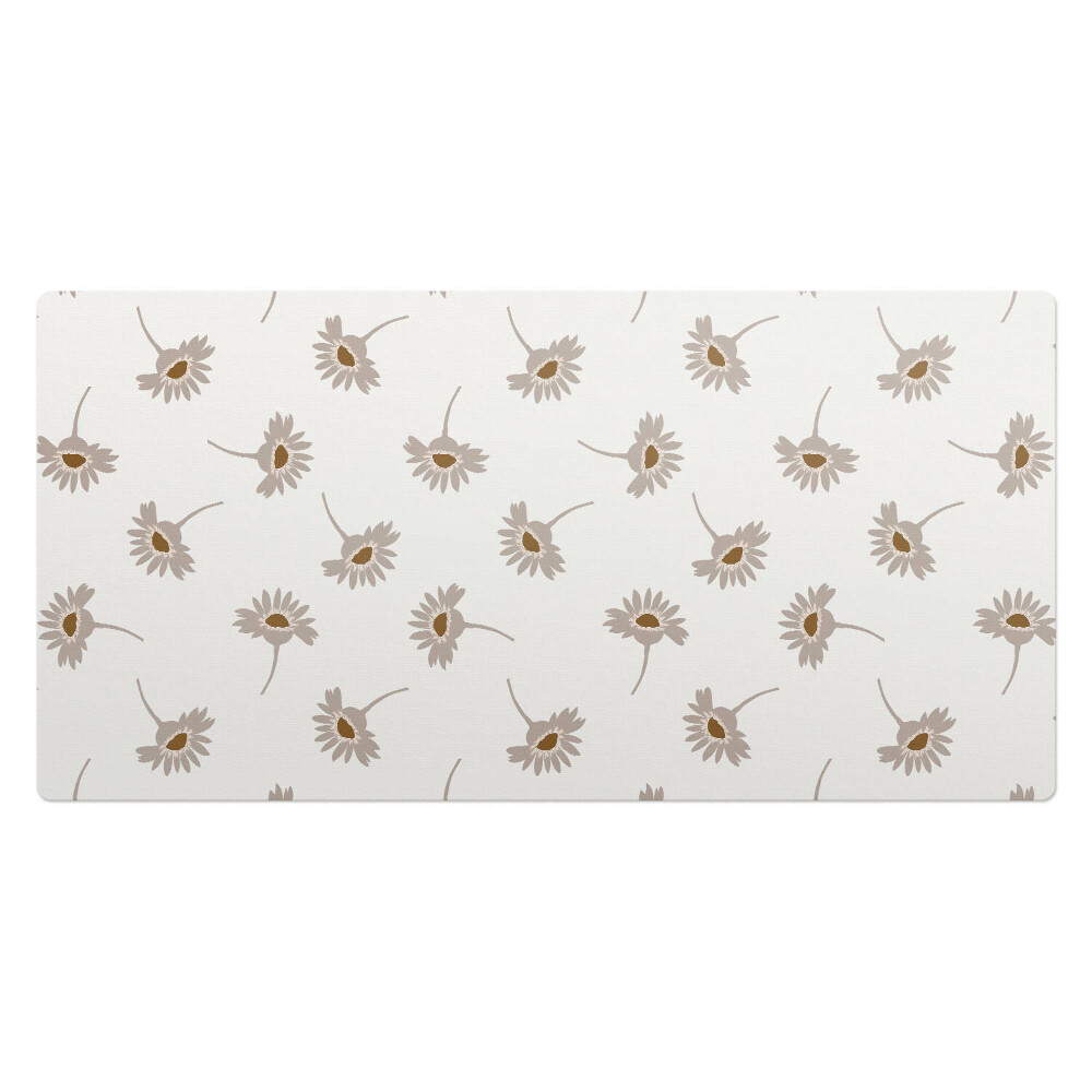 Duża podkładka ochronna na biurko Kwiatowy wzór retro