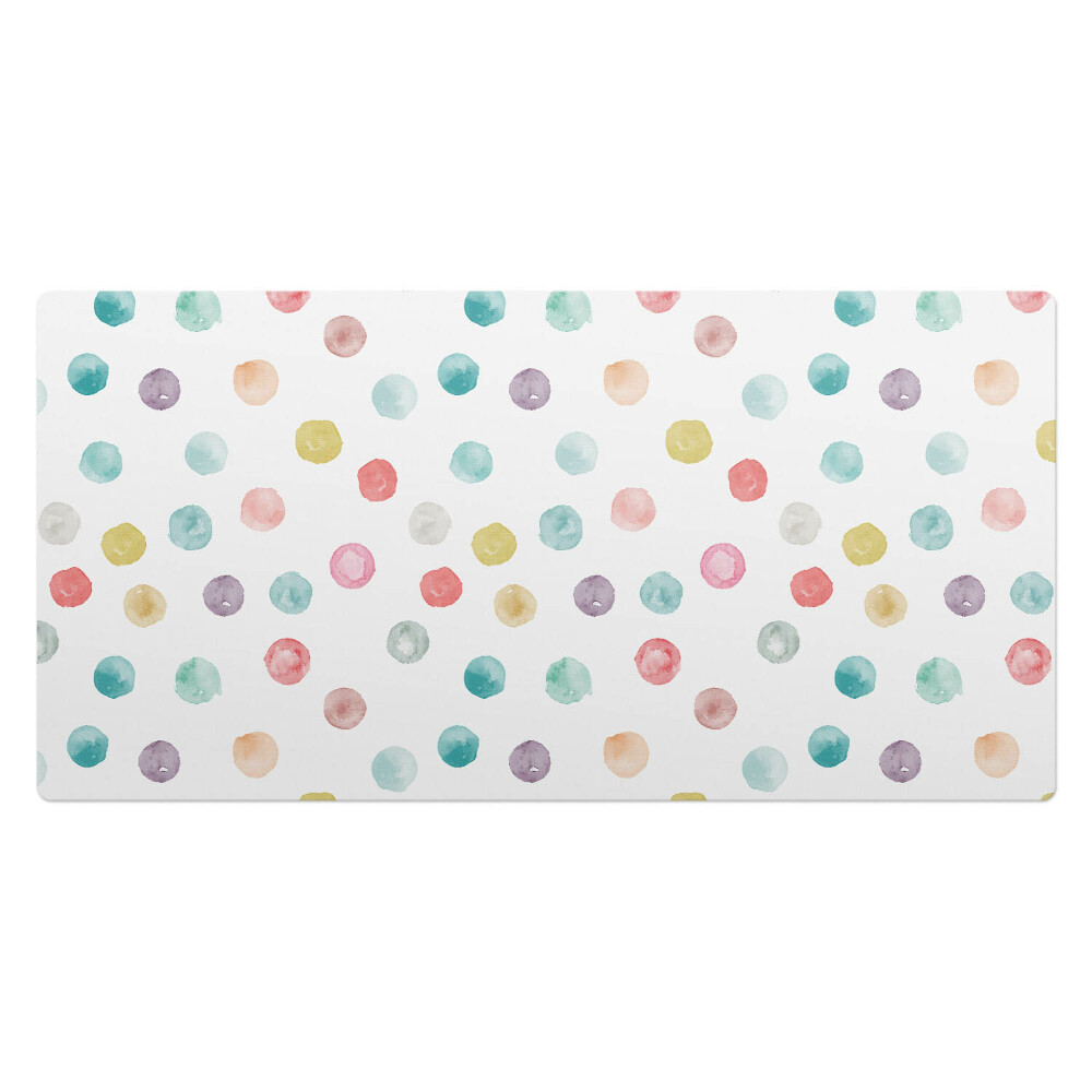 Mata ochronna na biurko Pastelowe kropki