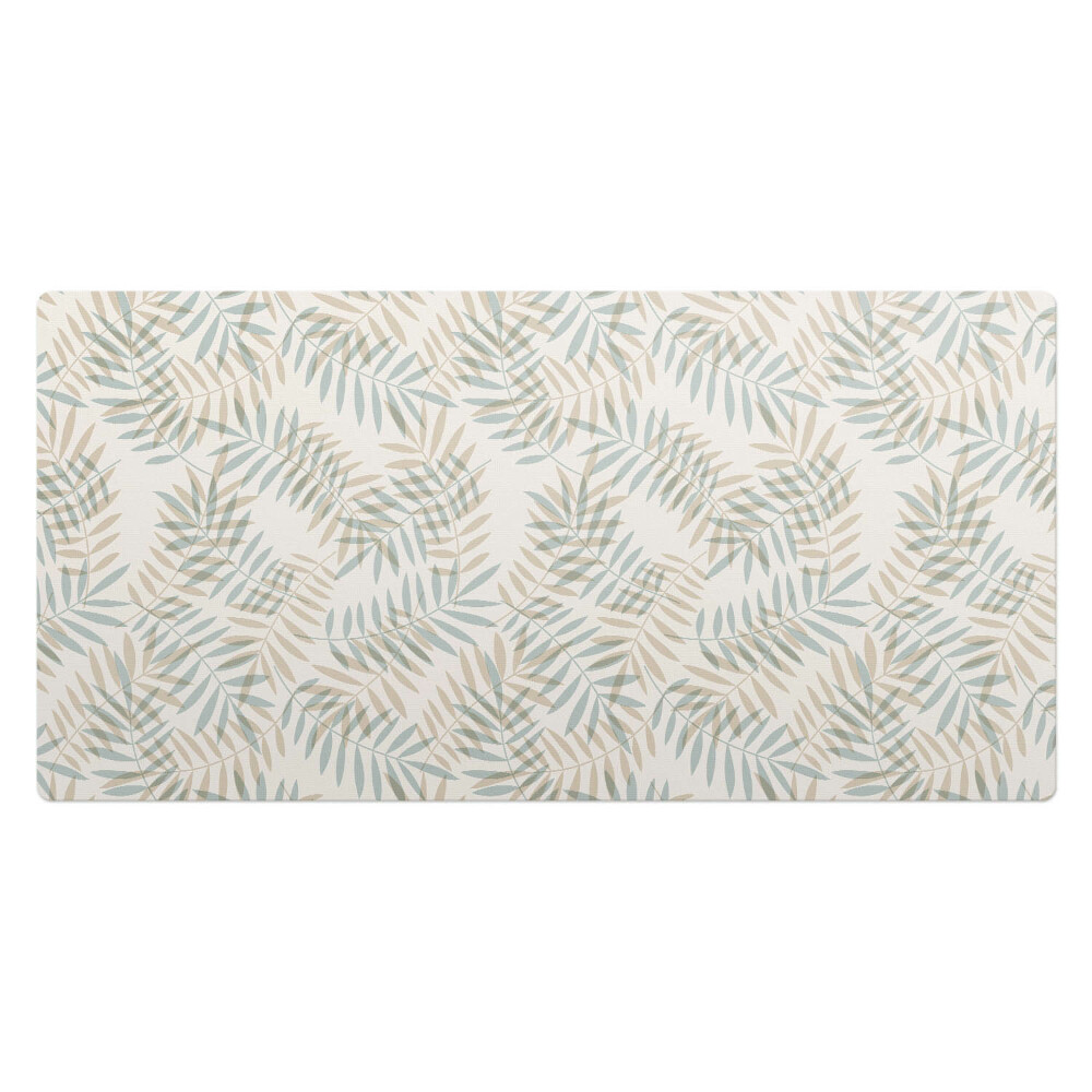 Mata na biurko Liście w pastelach