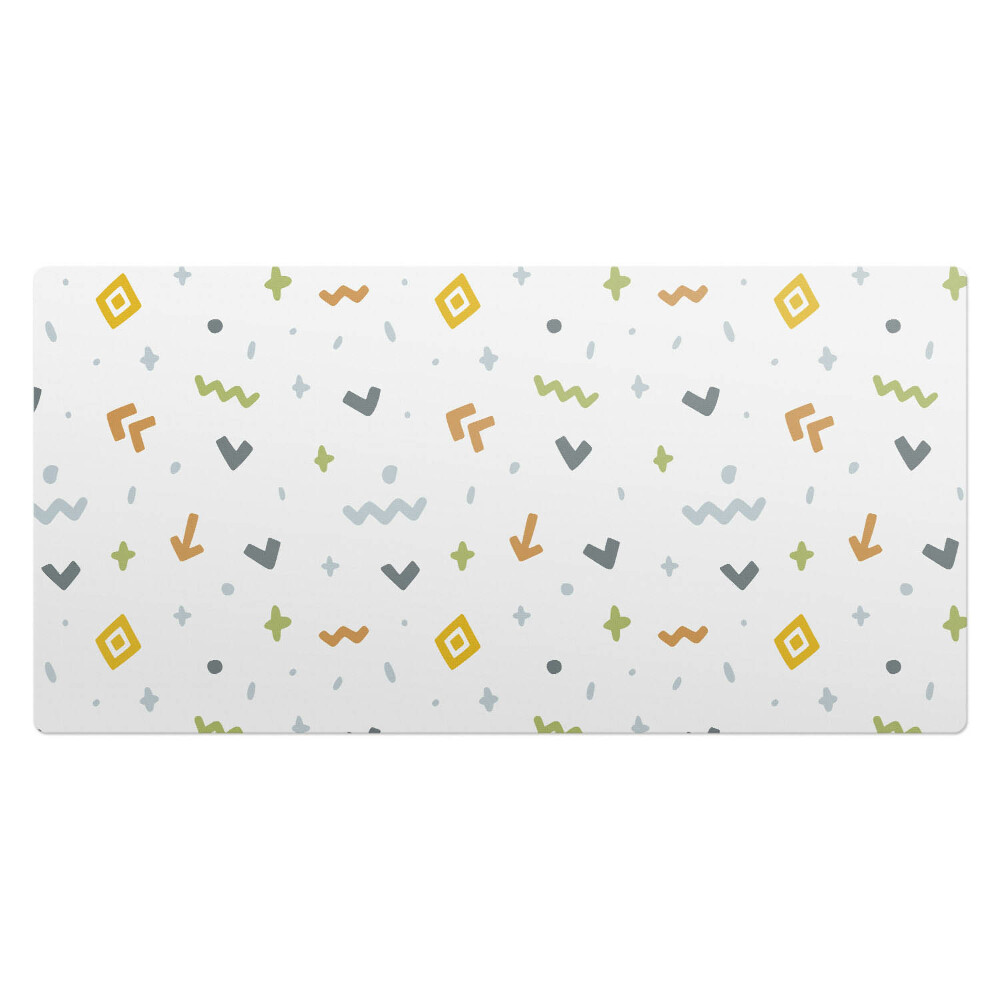 Duża podkładka na biurko dla dzieci Geometryczne wzory