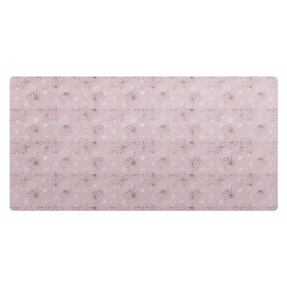 Duża podkładka na biurko dla dzieci Geometryczny wzór kwiatowy