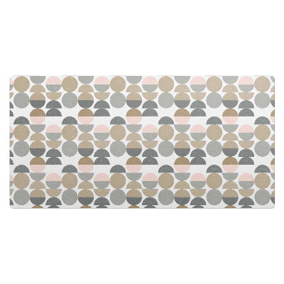 Mata ochronna na biurko Geometryczne półkola