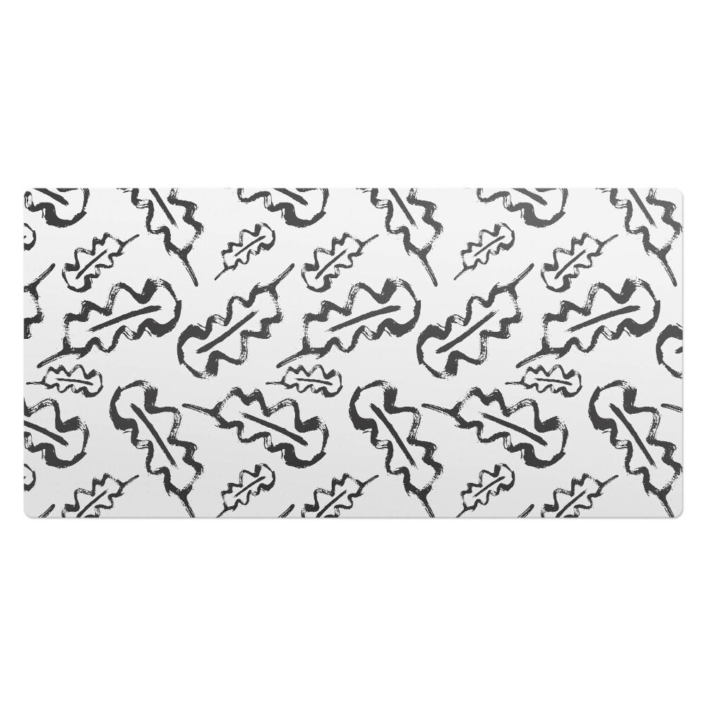 Podkładka na całe biurko Liście w abstrakcji