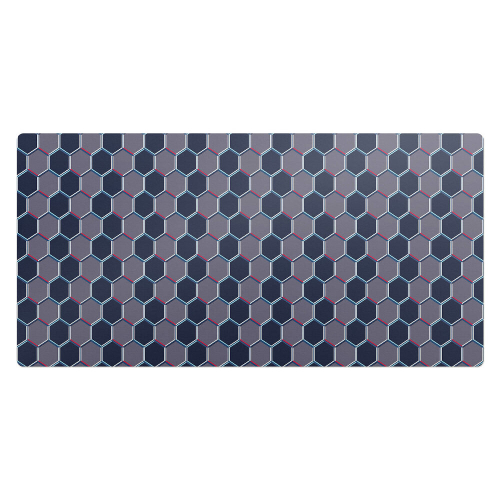 Duża podkładka na biurko dla dzieci Heksagonalna siatka