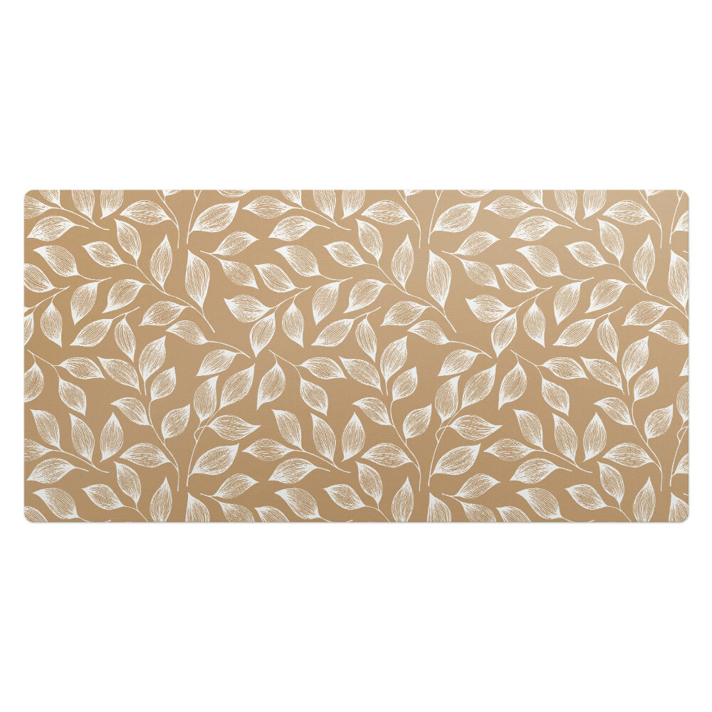 Mata ochronna na biurko Liście na gałązkach