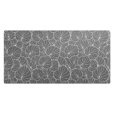 Duża podkładka ochronna na biurko Liście w abstrakcji