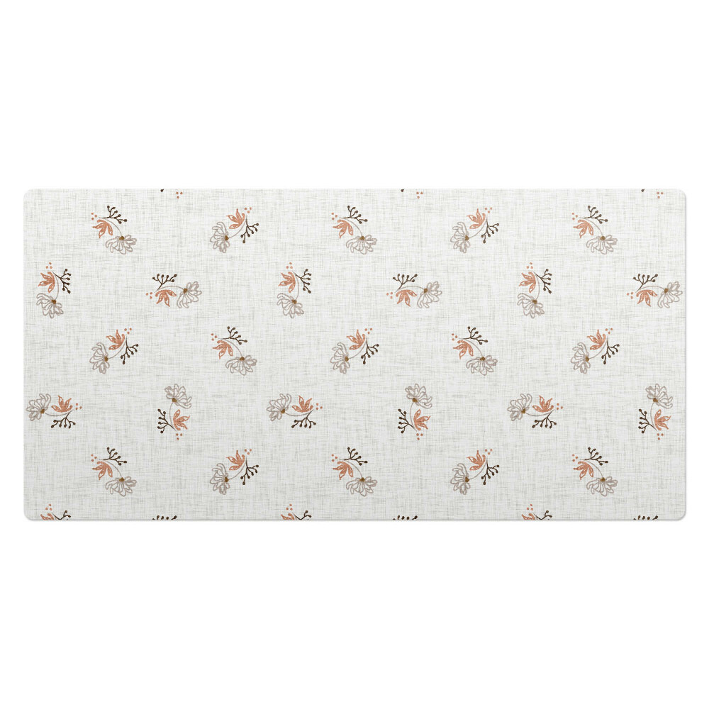 Podkładka na całe biurko Delikatne kwiaty retro