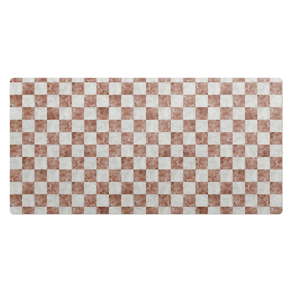 Podkładka na całe biurko Marmurowa szachownica