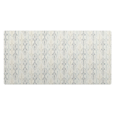 Mata na biurko Liściasty wzór retro